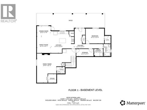 Basement/walk-out in law suite floor plans - 132 Crown Crescent, Vernon, BC - Other