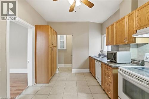 643 Wilson Street, Hamilton, ON - Indoor Photo Showing Kitchen With Double Sink
