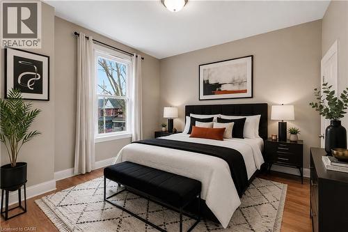 Virtually Staged Photo - 643 Wilson Street, Hamilton, ON - Indoor Photo Showing Bedroom