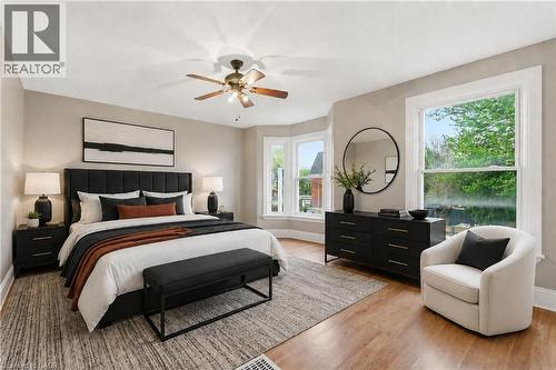 Virtually Staged Photo - 643 Wilson Street, Hamilton, ON - Indoor Photo Showing Bedroom