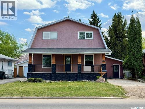 1027 4Th Street E, Prince Albert, SK - Outdoor With Deck Patio Veranda With Facade