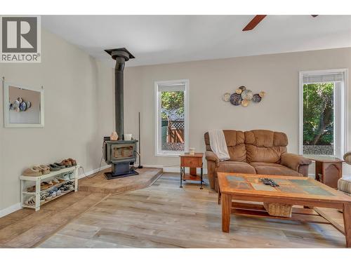 14406 Latimer Avenue, Summerland, BC - Indoor Photo Showing Living Room With Fireplace