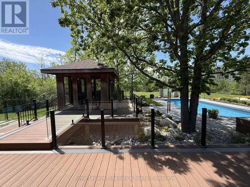 100 Bay Breeze Street, Prince Edward County (Ameliasburg Ward), ON - Outdoor With In Ground Pool With Deck Patio Veranda