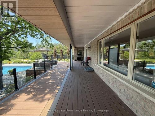 100 Bay Breeze Street, Prince Edward County (Ameliasburg Ward), ON - Outdoor With In Ground Pool With Deck Patio Veranda With Exterior