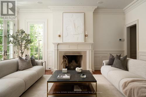 76 Binscarth Road, Toronto, ON - Indoor Photo Showing Living Room With Fireplace