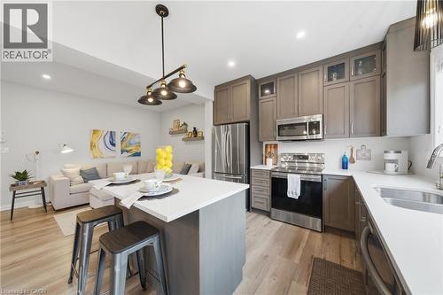 112 Jayla Lane, Smithville, ON - Indoor Photo Showing Kitchen With Double Sink