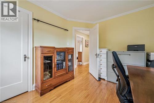 third bedroom currently used as an office - 128 Wilhelm Street, Kitchener, ON - Indoor Photo Showing Office