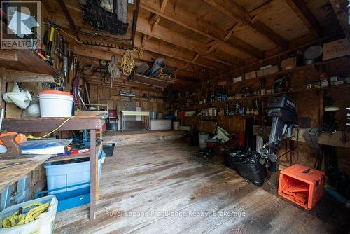258 Skootamatta Lake, Addington Highlands (Addington Highlands), ON - Indoor Photo Showing Garage