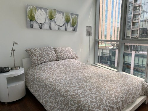 Chambre à coucher - 507-1155 Rue De La Montagne, Montréal (Ville-Marie), QC - Indoor Photo Showing Bedroom