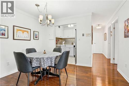23 Main Street Unit# 404, Dundas, ON - Indoor Photo Showing Dining Room