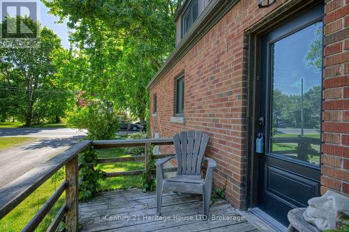 Side Door off kitchen - 148 Gorham Road, Fort Erie (Ridgeway), ON - Outdoor With Deck Patio Veranda With Exterior