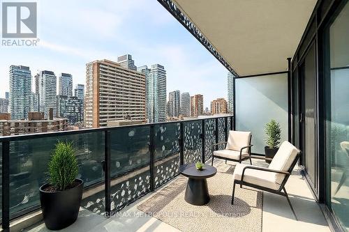 Balcony - 1203 - 55 Charles Street E, Toronto, ON - Outdoor With Exterior