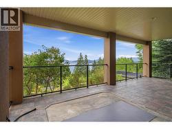 Lower level covered balcony - 