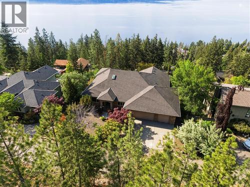 Aerial views of front of home - 448 Viewcrest Road, Kelowna, BC - Outdoor