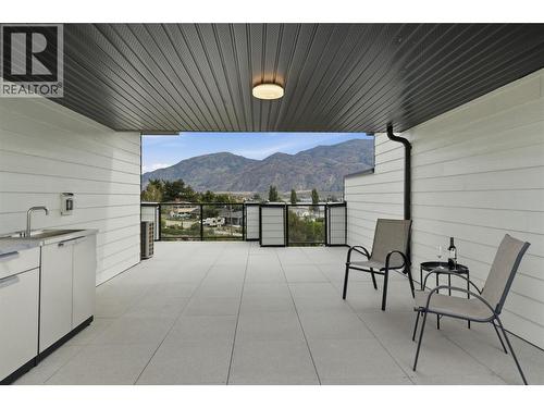 Partially covered seating area - 4601 97 Street Unit# 6, Osoyoos, BC - Outdoor With Exterior