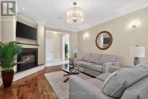 1001 Gorham Street, Newmarket, ON - Indoor Photo Showing Living Room With Fireplace