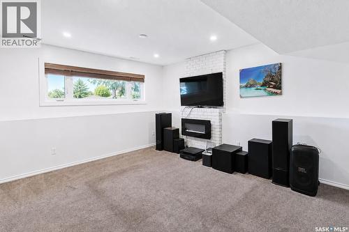 1699 Allbright Crescent, Prince Albert, SK - Indoor With Fireplace
