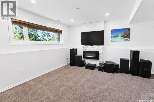 1699 Allbright Crescent, Prince Albert, SK - Indoor With Fireplace