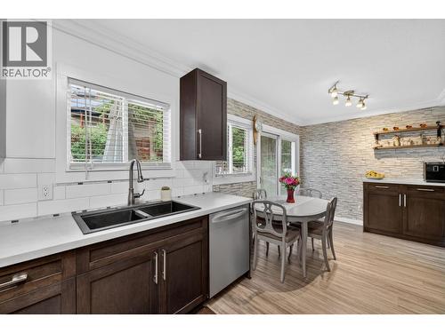 10911 Sherman Drive, Lake Country, BC - Indoor Photo Showing Kitchen With Double Sink