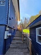 Steps to backyard - 