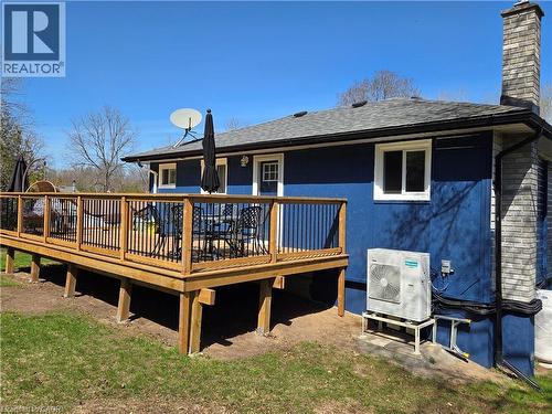 New Heat/AC pumps (2025) - 112 Indian Road, Asphodel-Norwood Twp, ON - Outdoor With Deck Patio Veranda
