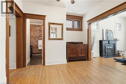 314 Hess Street S, Hamilton, ON - Indoor With Fireplace