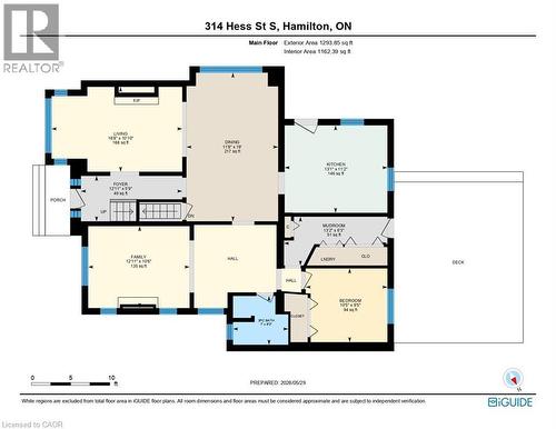 First Floor Floorplan - 314 Hess Street S, Hamilton, ON - Other
