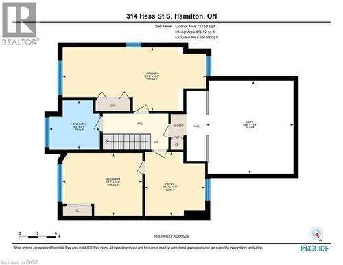 Second Floor Floorplan - 314 Hess Street S, Hamilton, ON - Other
