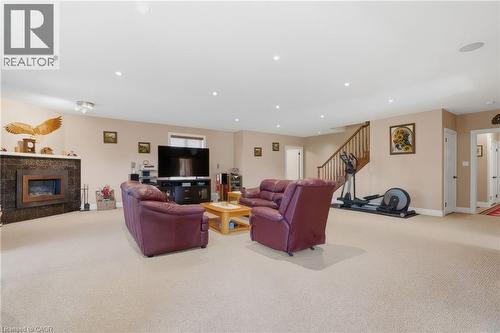 119 Gerber Meadows Drive, Wellesley, ON - Indoor With Fireplace