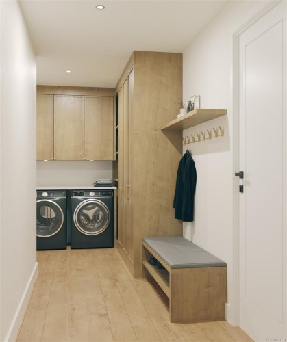 #1-3080 Oakdowne Rd, Oak Bay, BC - Indoor Photo Showing Laundry Room