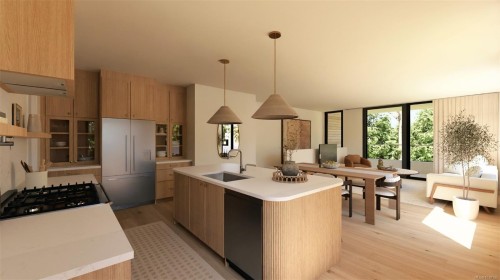 #1-3080 Oakdowne Rd, Oak Bay, BC - Indoor Photo Showing Kitchen
