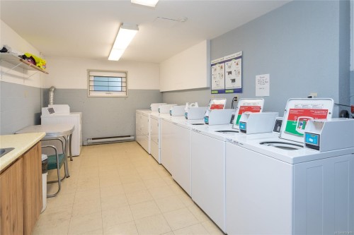 #411-2022 Foul Bay Rd, Victoria, BC - Indoor Photo Showing Laundry Room