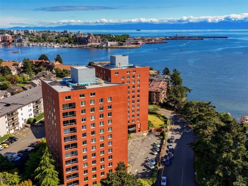 #501-327 Maitland St, Victoria, BC - Outdoor With Body Of Water With View