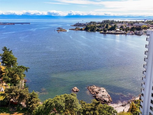 #501-327 Maitland St, Victoria, BC - Outdoor With Body Of Water With View