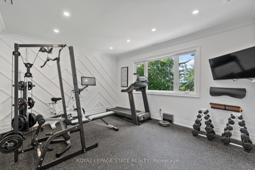 1067 Jerseyville Road W, Hamilton, ON - Indoor Photo Showing Gym Room