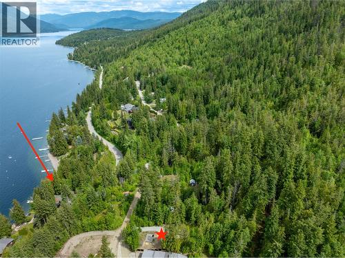 approx location of public beach access point in relation to lot - 3950 Short Road, Eagle Bay, BC 