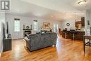 122 Trout Lane, Tiny, ON  - Indoor Photo Showing Living Room With Fireplace 