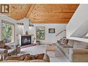 1067 Timberhill Place, Windermere, BC  - Indoor Photo Showing Living Room With Fireplace 