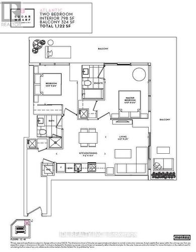 floor plan - 5103 - 138 Downes Street, Toronto, ON 