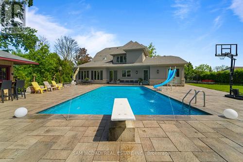 2411 Thorn Lodge Drive, Mississauga, ON - Outdoor With In Ground Pool With Backyard