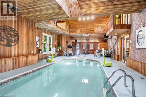 149 Miller Drive, Ancaster, ON - Indoor Photo Showing Other Room With In Ground Pool