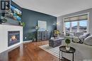 121 Everton Crescent, Moose Jaw, SK  - Indoor Photo Showing Living Room With Fireplace 