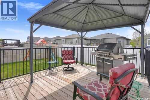 121 Everton Crescent, Moose Jaw, SK - Outdoor With Deck Patio Veranda With Exterior