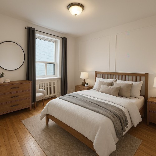 Bedroom - 4-5250 Av. Du Parc, Montréal (Le Plateau-Mont-Royal), QC - Indoor Photo Showing Bedroom