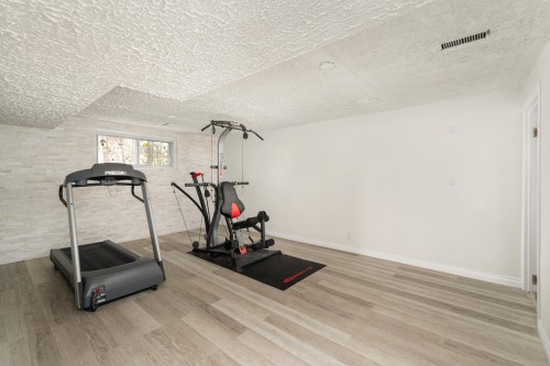 Salle familiale - 18 Rue Mansfield, Dollard-Des-Ormeaux, QC - Indoor Photo Showing Gym Room