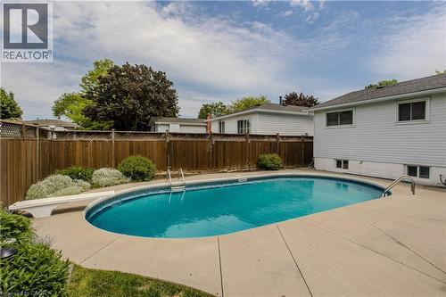 3125 Michael Crescent, Burlington, ON - Outdoor With In Ground Pool With Deck Patio Veranda