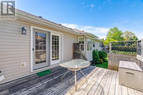 Walkout from Dining Room to backyard deck - 71 Grayview Drive, Grey Highlands, ON - Outdoor With Deck Patio Veranda With Exterior