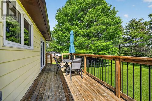 Back deck off kitchen - 4523 Kilkenny Road, Elizabethtown-Kitley, ON - Outdoor With Deck Patio Veranda With Exterior
