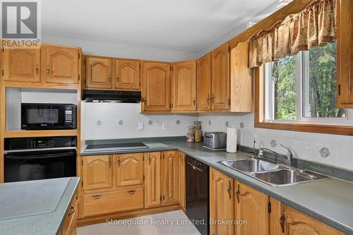 3786 Hwy 28 Highway, Douro-Dummer, ON - Indoor Photo Showing Kitchen With Double Sink