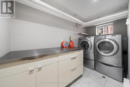 Laundry Room w/ B/I Cabinets/Drawers - 202 Dinnick Crescent, Toronto, ON 